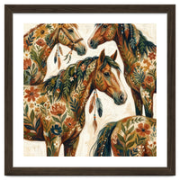 Rustic Horse Blossoms