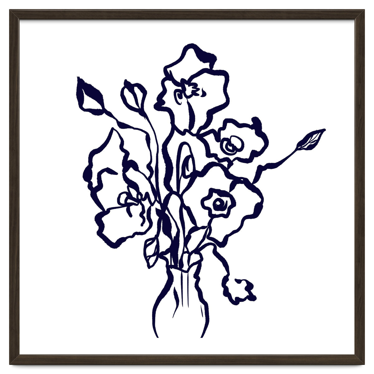 flowers line art