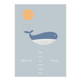 The whale in theocean (Print Only) thumbnail