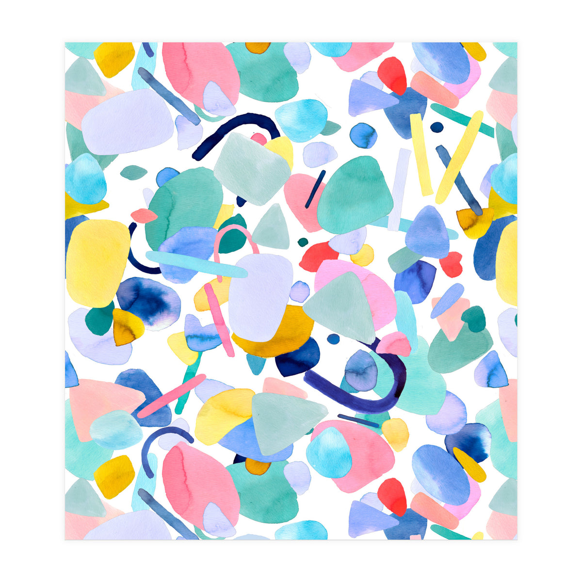 Abstract Geometric Modern Shapes (Print Only)