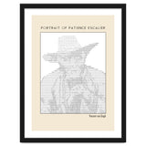 Portrait of Patience Escalier (1888) - Vincent van Gogh(ascii art) thumbnail
