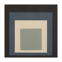 JOSEF ALBERS - HOMAGE TO THE SQUARE BEIGE GREY BLACK HIGH RESOLUTION (Print Only)