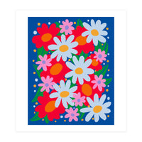 Bold Colourful Flowers (Print Only)