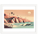 Vintage California, Coastline Poster thumbnail