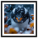 Close Up Of A Gentoo Penguin In The Snow thumbnail