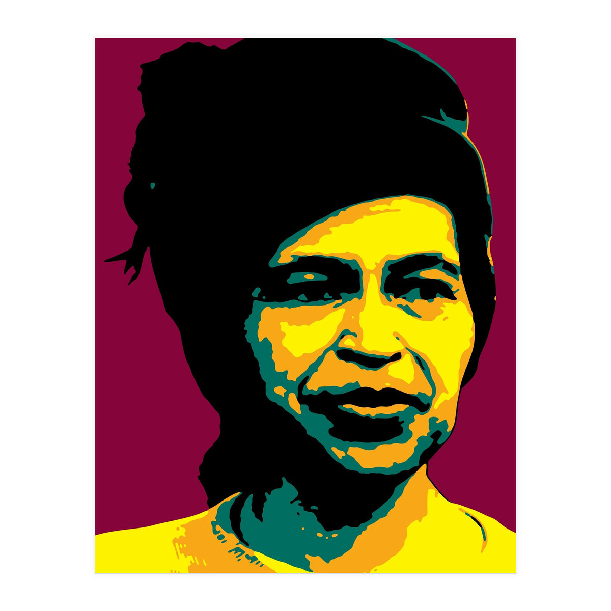 Rosa Parks  American Activist Legend in Pop Art (Print Only)