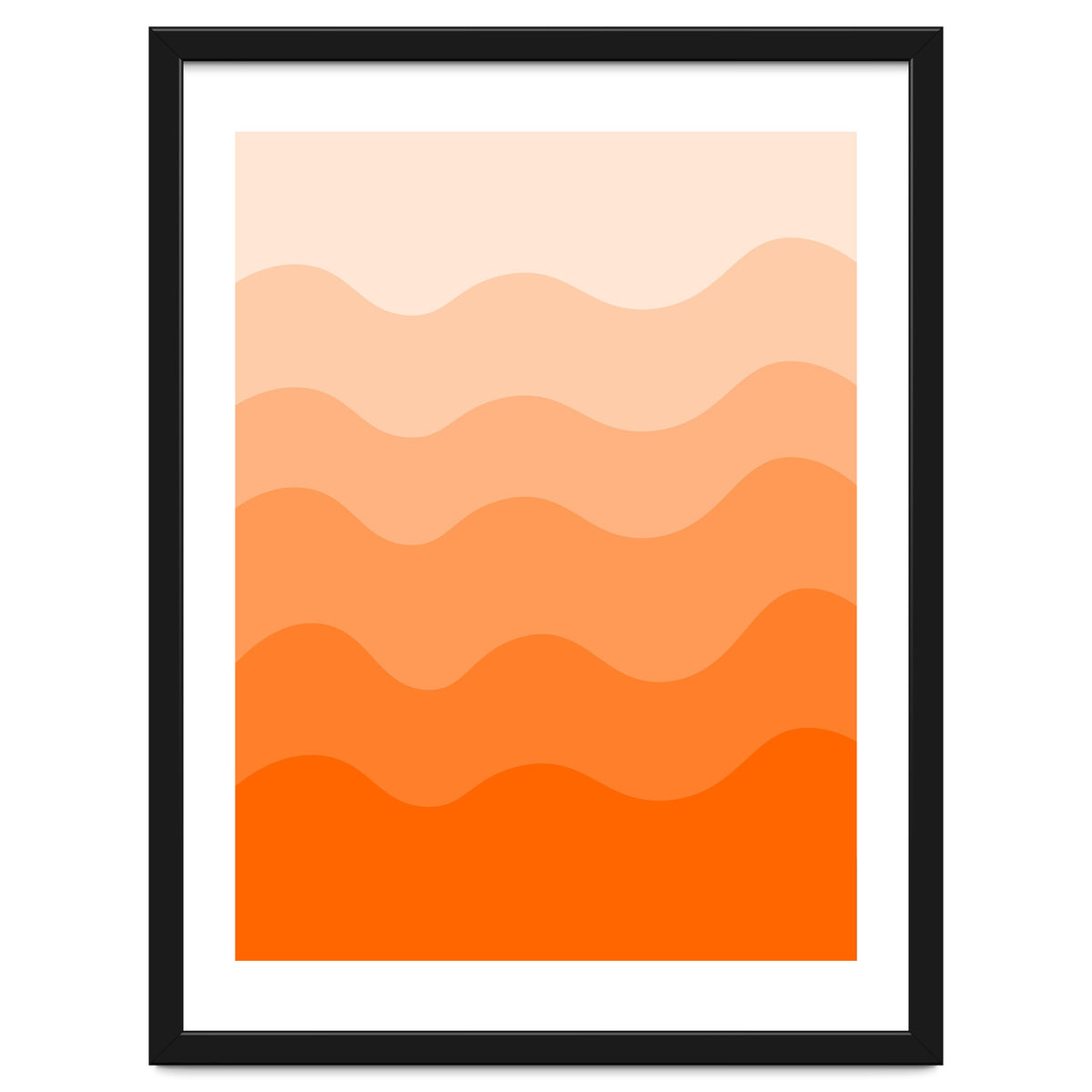 Orange gradient design