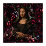 Mona Lisa And Dark Flowers (Print Only) thumbnail