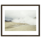 Tourists hidden in the hot spring steam -  Iceland thumbnail