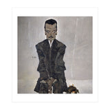 'Portrait of the Publisher Eduard Kosmack', 1910, Oil on canvas. EGON SCHIELE. (Print Only) thumbnail