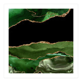 Green & Gold Agate Texture 16 (Print Only) thumbnail