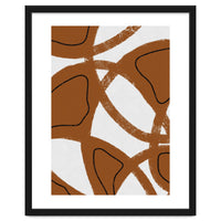 Abstract Brown and Black Lines