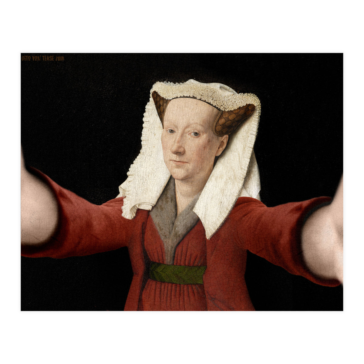 Margaret van Eyck - Jan van Eyck - Selfie (Print Only)