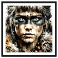 Fur Collar Warrior Portrait