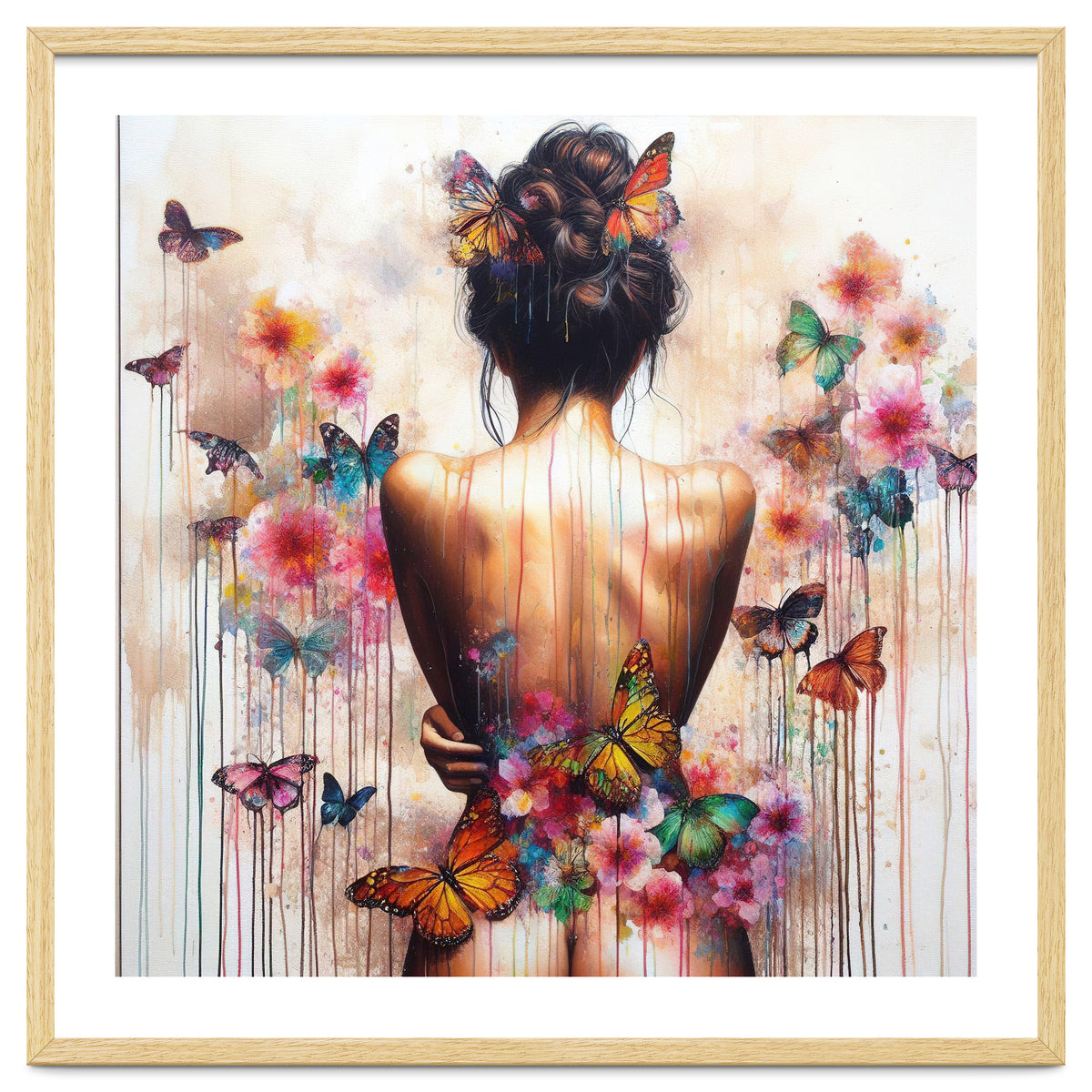 Butterfly Garden Back Portrait