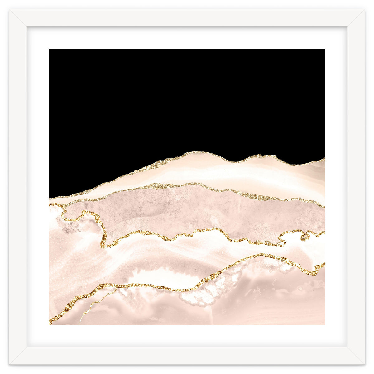 Ivory & Gold Agate Texture 03
