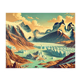 Vintage Argentina, Patagonia Glaciers Poster (Print Only) thumbnail