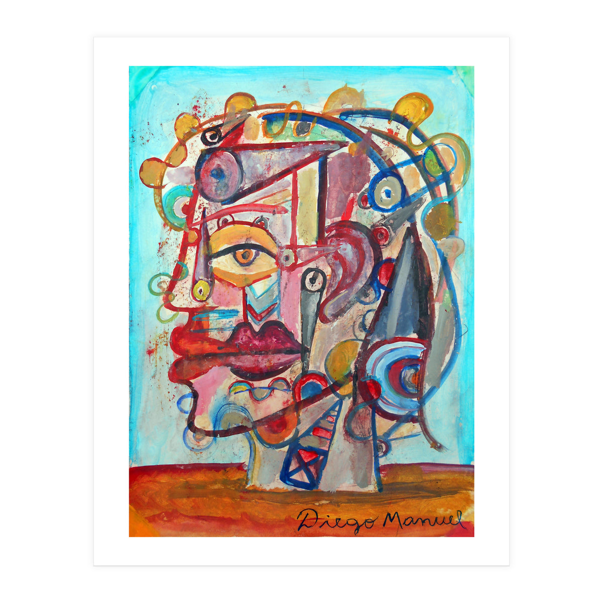 Cabeza De Mujer 33 (Print Only)