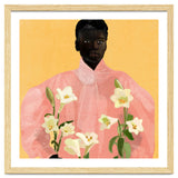 Girl Holding Flowers 2 thumbnail