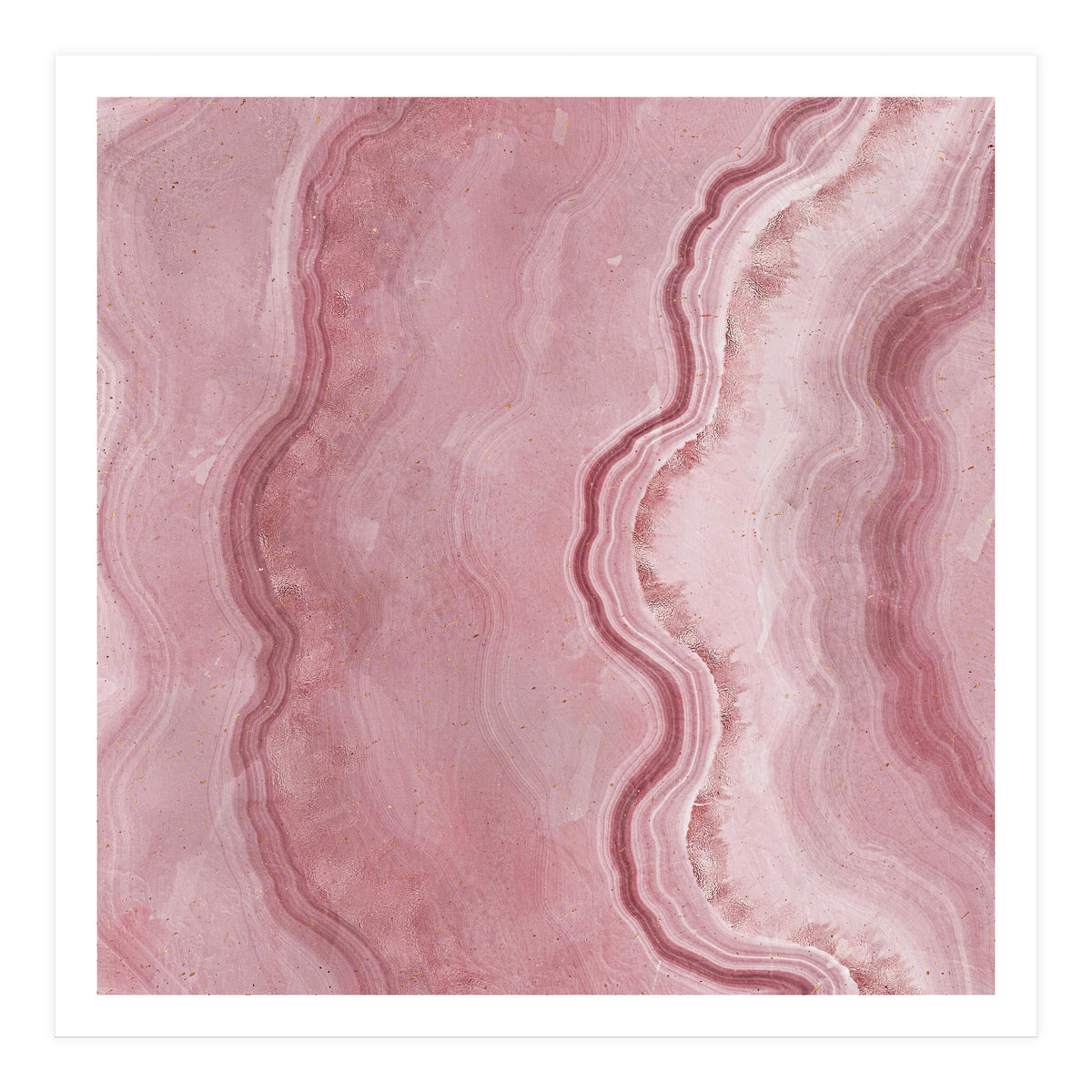 Pink Agate Texture 10 (Print Only)