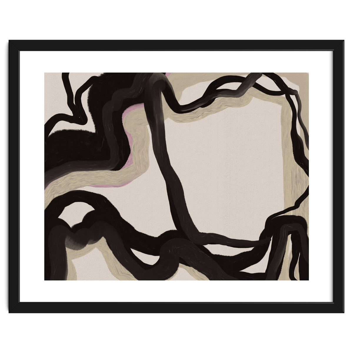 Time oil painting abstract