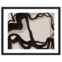 Time oil painting abstract