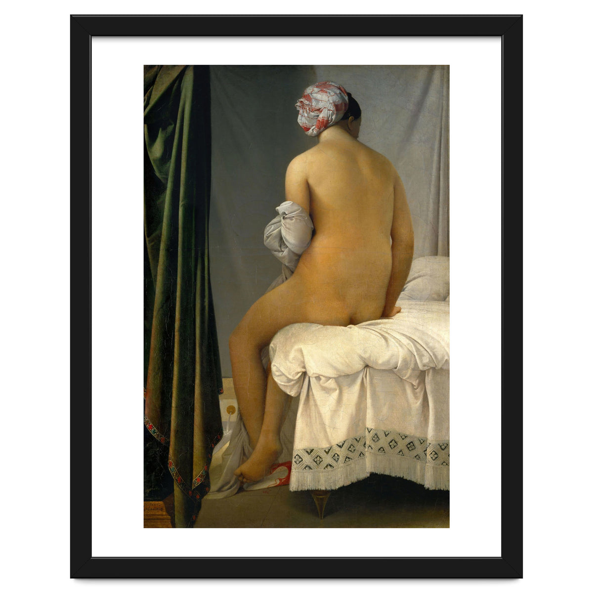 Jean Auguste Dominique Ingres / 'The Valpinçon Bather', 1806, Oil on canvas, 146 × 97,5 cm, RF 259.