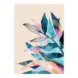 Marble Fantasy, Luxe Abstract Texture Botanical Concept, Eclectic Graphic Design Bohemian Contemporary (Print Only) thumbnail
