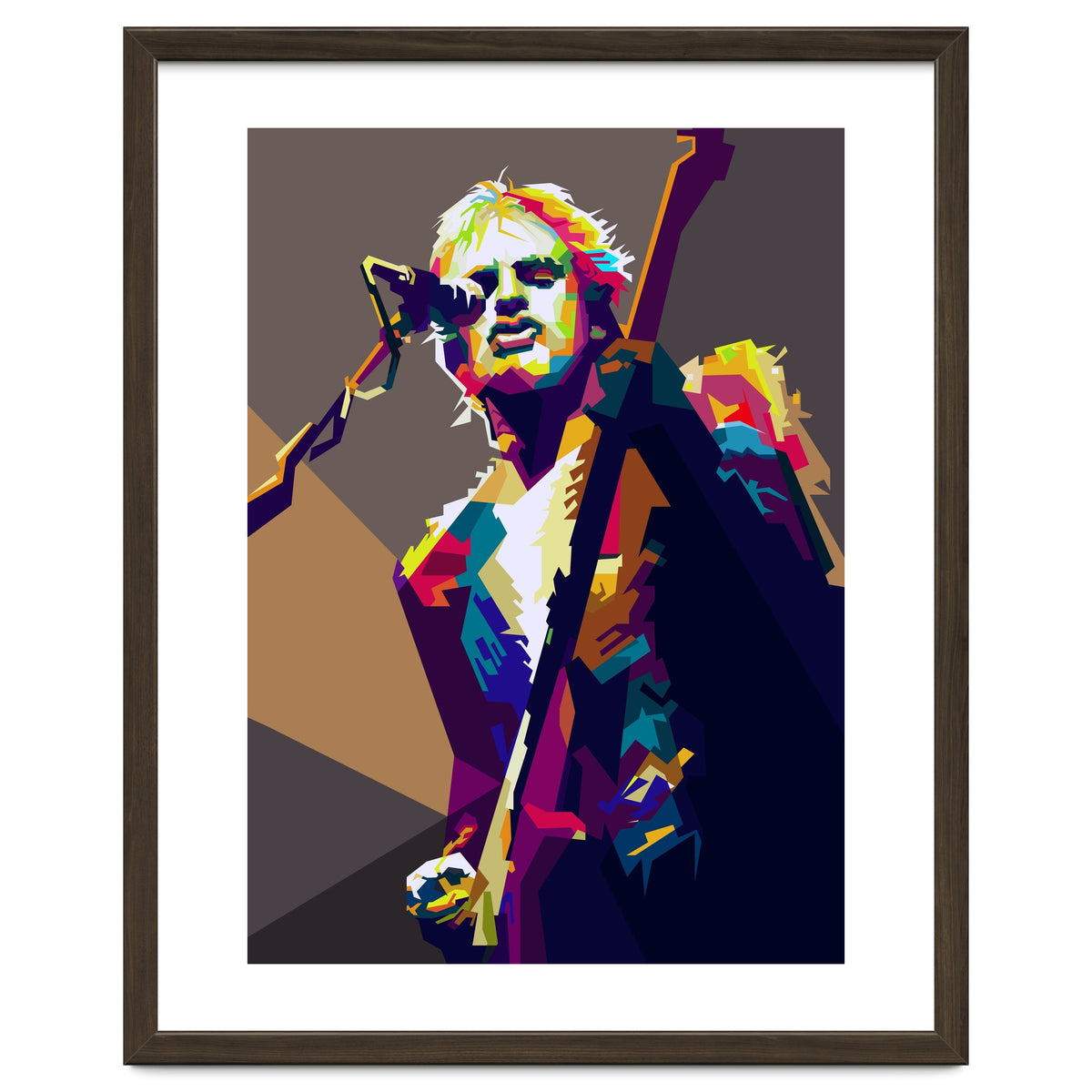 Sting The Police Pop Art WPAP