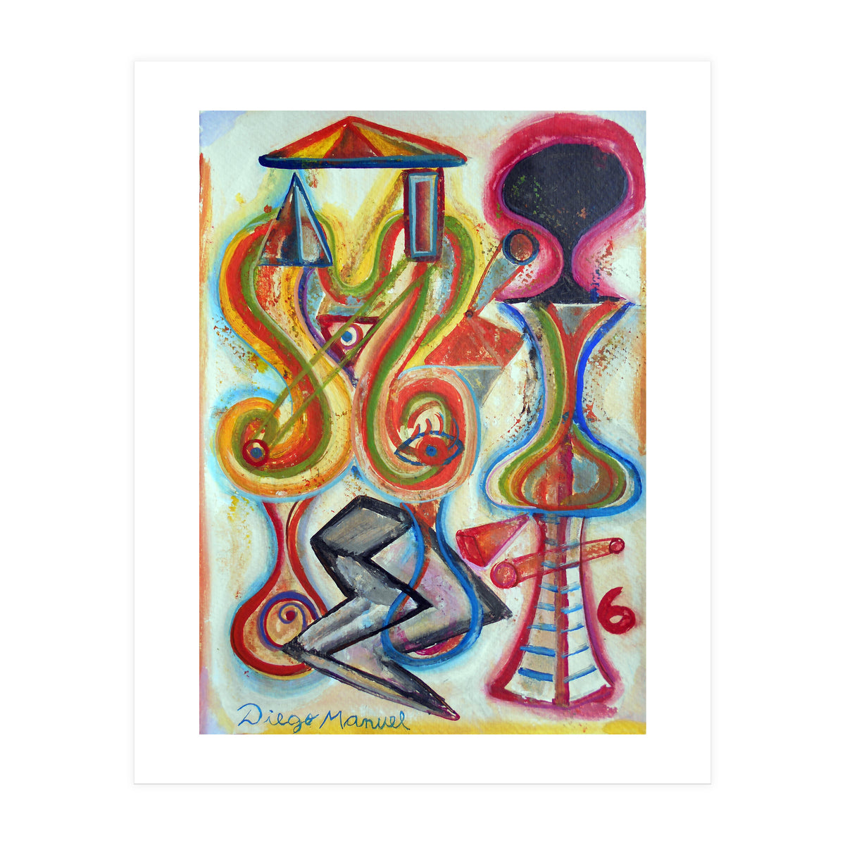 Abstracto Pop 2024 5 (Print Only)