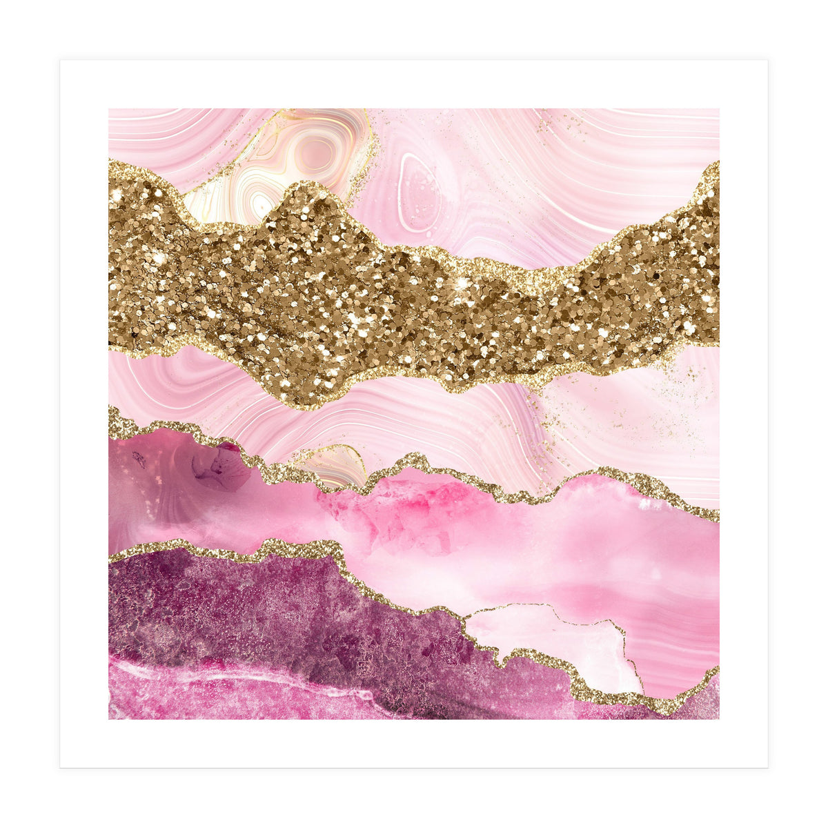 Agate Glitter Dazzle Texture 18  (Print Only)
