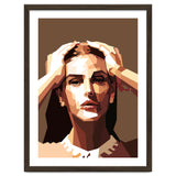 Monica Bellucci Actress Retro Art Illustration thumbnail