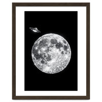 Diamond moon and UFO