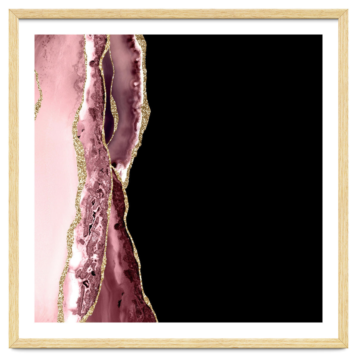 Blush & Gold Agate Texture 04