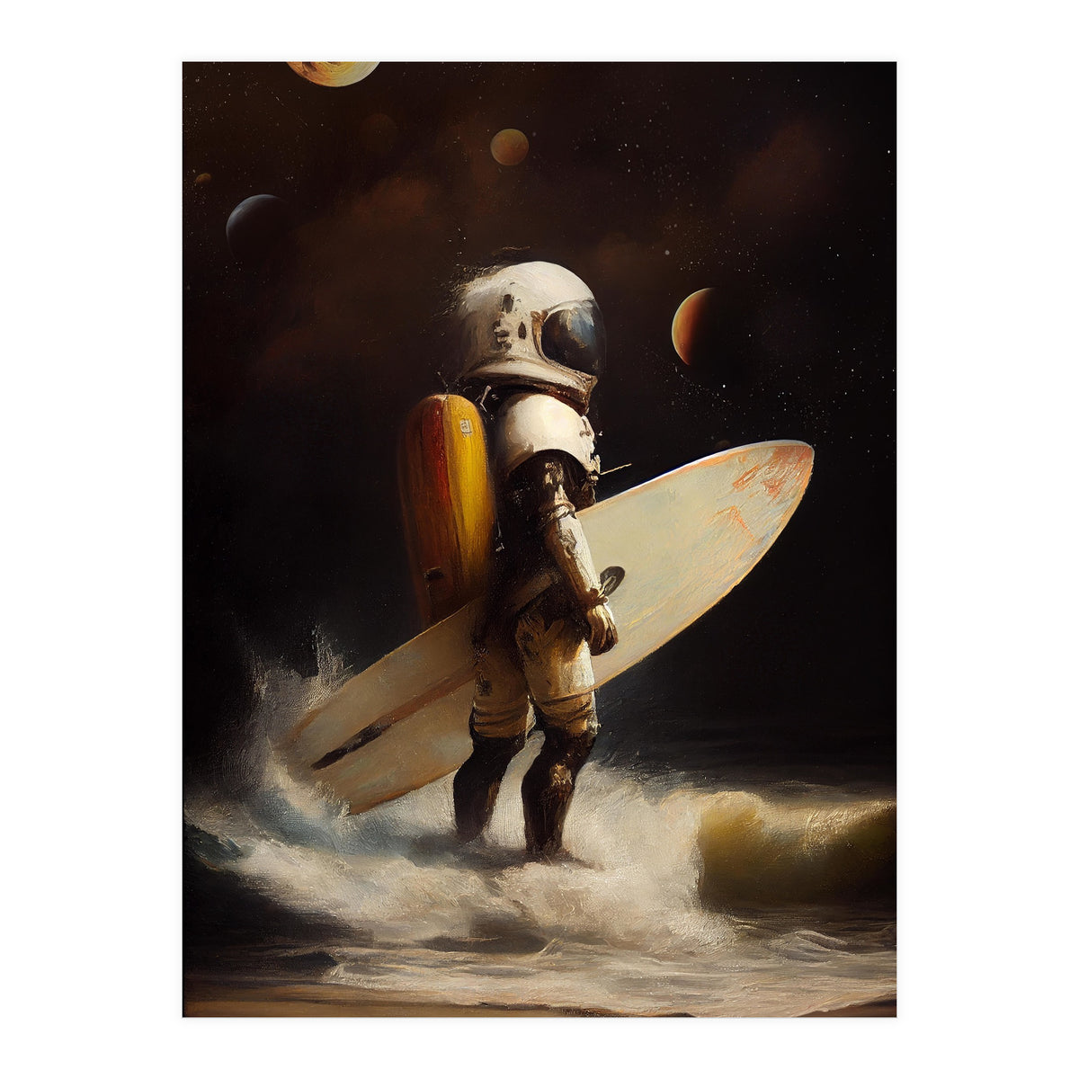 My Space Surfing Day (Print Only)