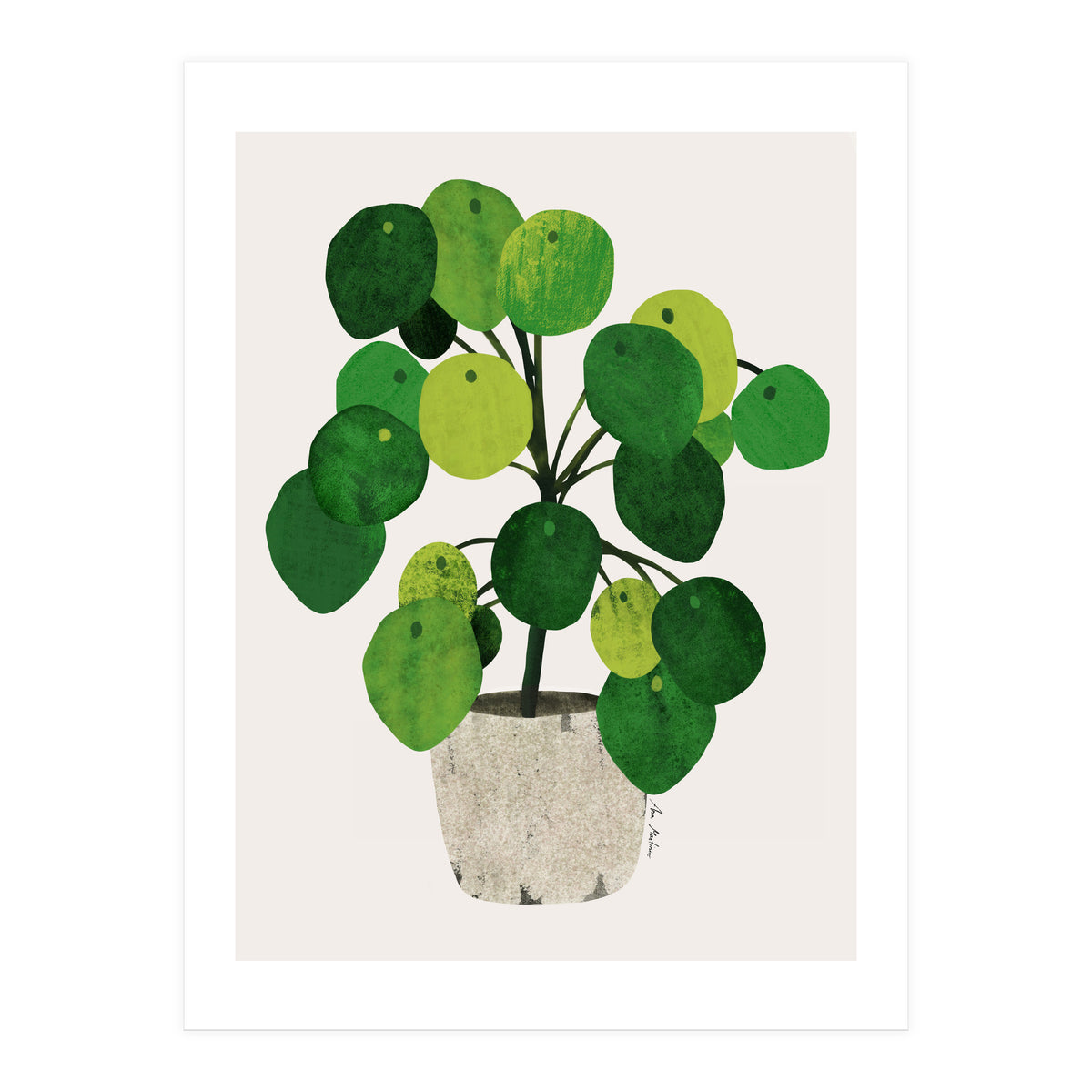 Pilea Plant (Print Only)