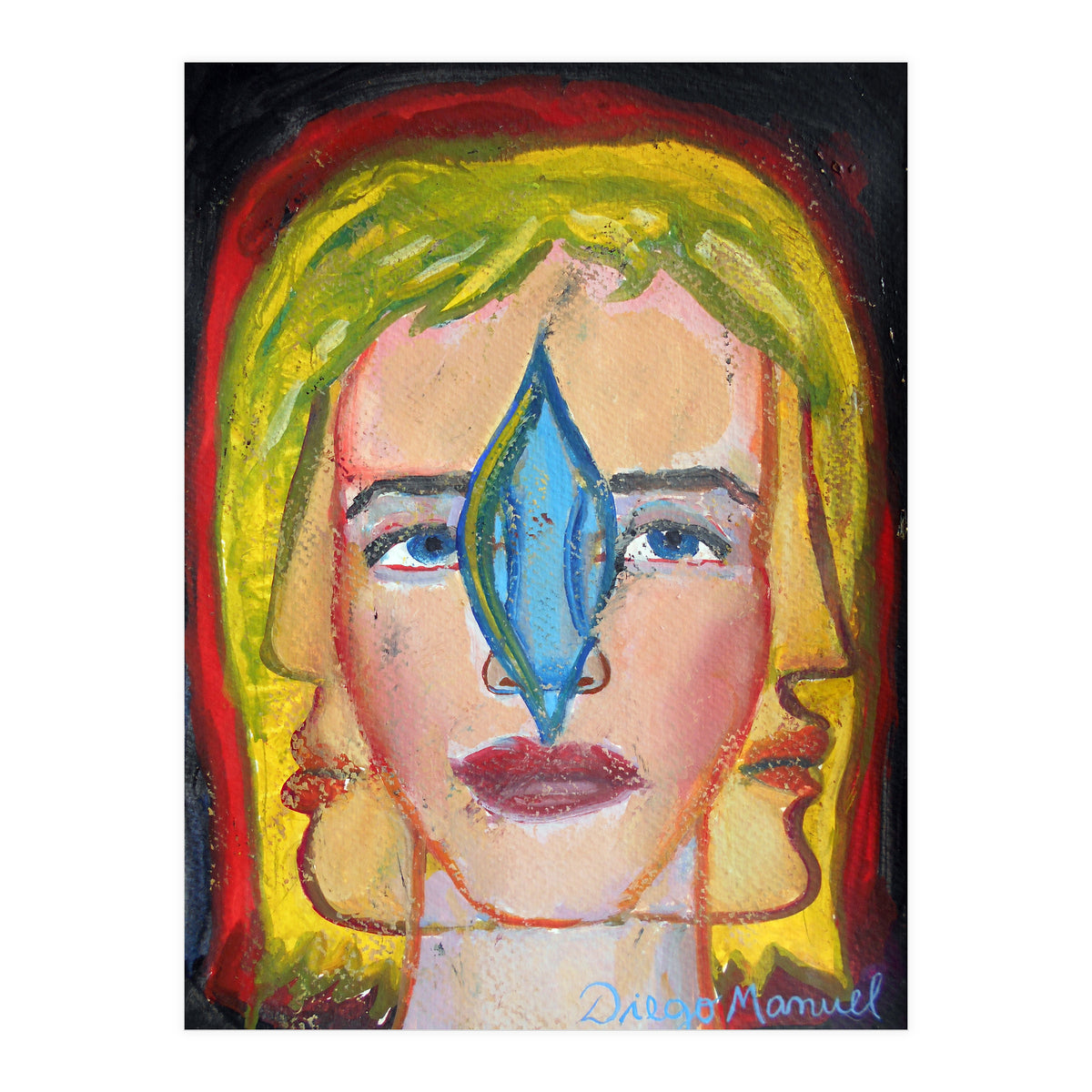 Cabeza De Mujer 18 (Print Only)