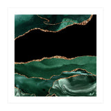 Emerald & Gold Agate Texture 01  (Print Only) thumbnail
