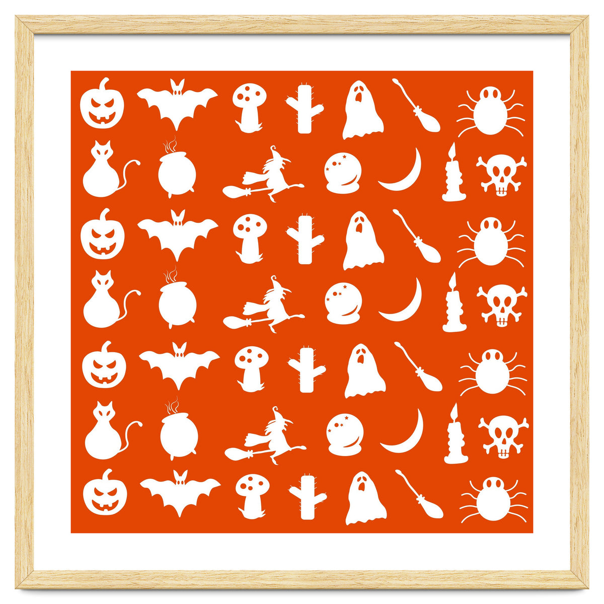Halloween Icons Pattern