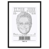 Receipt Art Elton John thumbnail