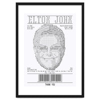 Receipt Art Elton John