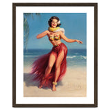 Pinup Girl In Hawaiian Costume thumbnail