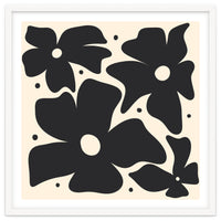 Abstract Monochrome Flowers 3