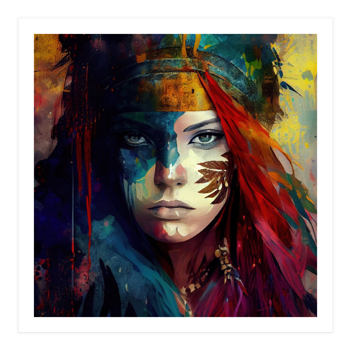 Powerful Warrior Woman #10 (Print Only)