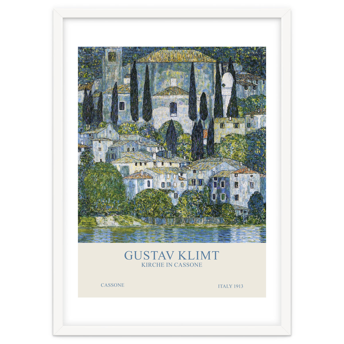 Gustav Klimt - Kirche in Cassone