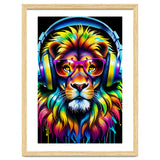 A Lion In Glasses Listens To Music thumbnail