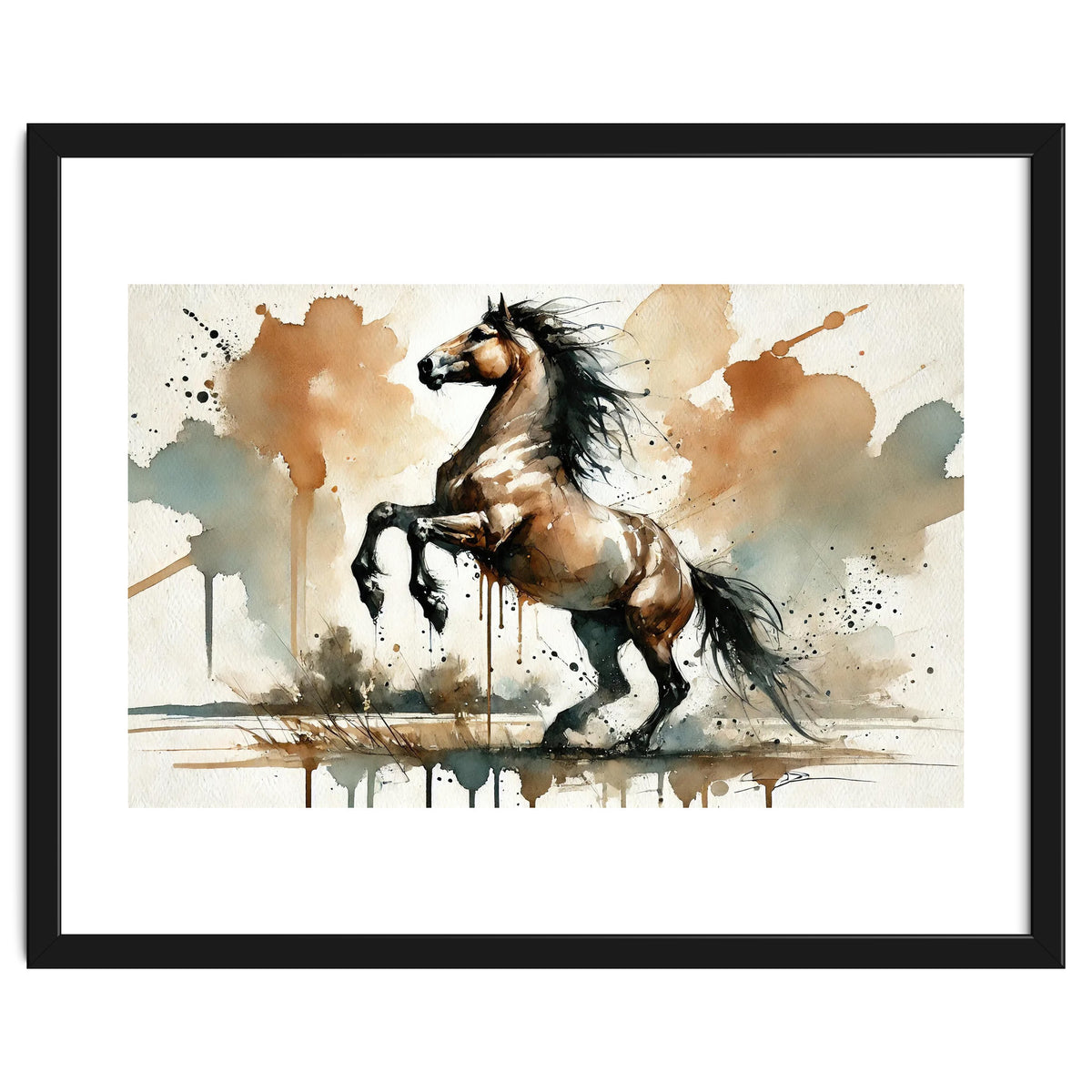 Fiery Horse Elegance