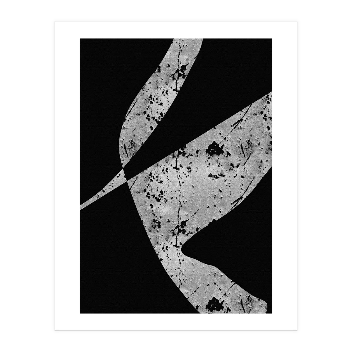 Black and White Abstract (Print Only)