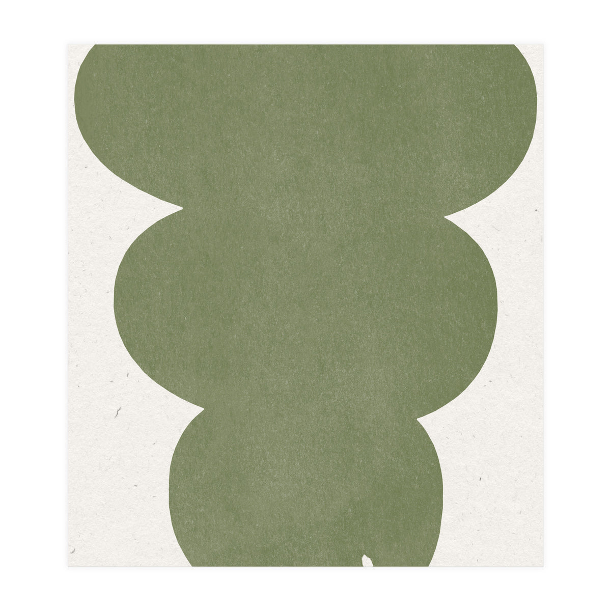 GREEN WATERCOLOR SHAPES NO.4 (Print Only)