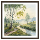 Birch Grove Serenity: A Meadow Wildflower Path thumbnail